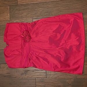 NWOT Wishes, Wishes, Wishes Red strapless cocktail dress size 9